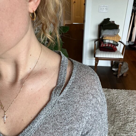 Lightweight Grey Sweater - Picture 5 of 6